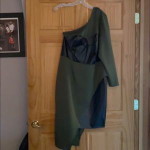 Asymmetric Off the shoulder Dress